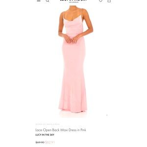 Brand new Lucy in the Sky pink dress. Size medium.